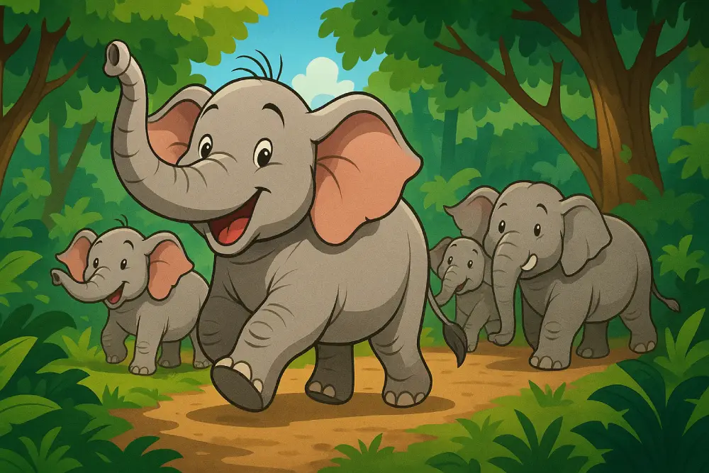 Ellie the Elephant Never Forgets